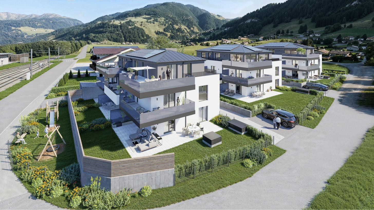 Wohnbauprojekt TRIO Eben der Baumeister Heigl GmbH
